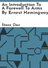 An_introduction_to__A_Farewell_to_arms_by_Ernest_Hemingway