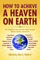 How_to_achieve_a_heaven_on_earth
